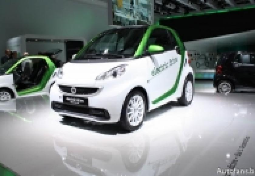 Live op de IAA: smart ForTwo electric drive