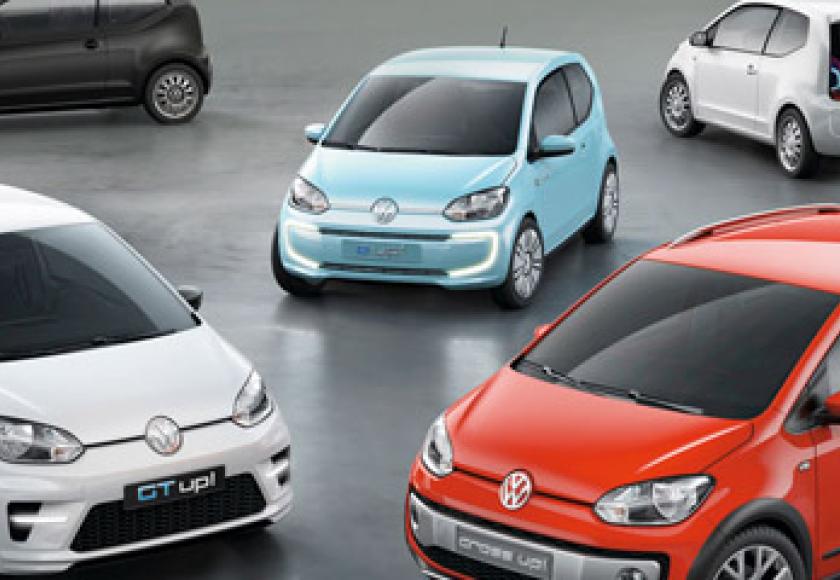 Volkswagen bedenkt zes Up!-varianten