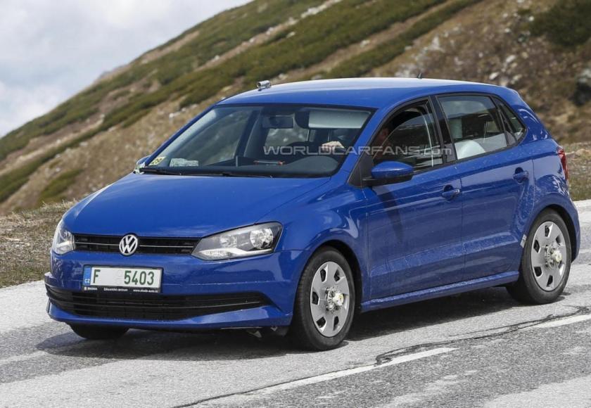 Volkswagen Polo facelift spyshot