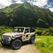 Jeep Wrangler Jurassic Park stickers