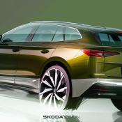 Skoda Enyaq facelift teaser 2024